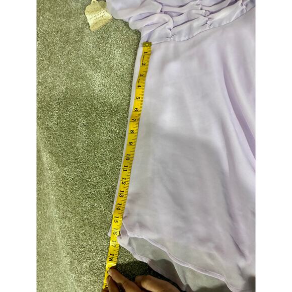 Enchanting Altar’D State Mavis Puff Sleeve Dress in Lilac NWT Size M - Picture 8 of 10